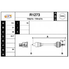 R1273 SNRA Приводной вал