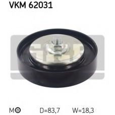 VKM 62031 SKF Натяжной ролик, поликлиновой  ремень