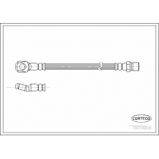19018806 CORTECO Тормозной шланг