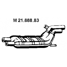 21.888.83 EBERSPACHER Средний глушитель выхлопных газов