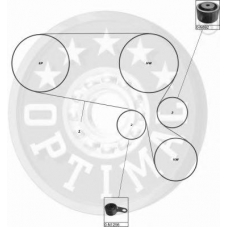 SK-1533 OPTIMAL Комплект ремня грм