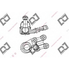 DB1183 DJ PARTS Несущий / направляющий шарнир