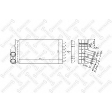 10-35103-SX STELLOX Теплообменник, отопление салона