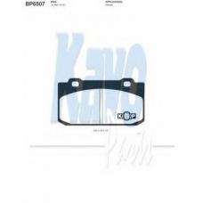BP-6507 KAVO PARTS Комплект тормозных колодок, дисковый тормоз