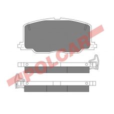 LP613 POLCAR Hamulce - klocki
