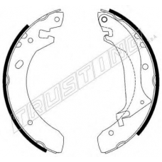 092.306 TRUSTING Комплект тормозных колодок, стояночная тормозная с