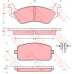 GDB234 TRW Комплект тормозных колодок, дисковый тормоз