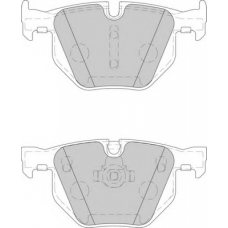FD7163A NECTO Комплект тормозных колодок, дисковый тормоз