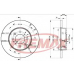 BD-0841 FREMAX Тормозной диск