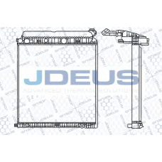 117M08 JDEUS Радиатор, охлаждение двигателя