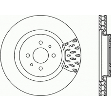 BDR1741.20 OPEN PARTS Тормозной диск