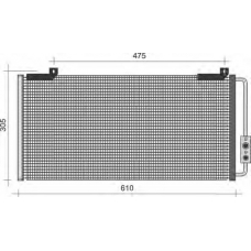 350203447000 MAGNETI MARELLI Конденсатор, кондиционер