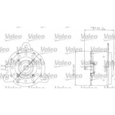 698305 VALEO Электродвигатель, вентилятор радиатора