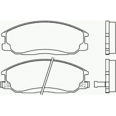 P 30 013 BREMBO Комплект тормозных колодок, дисковый тормоз