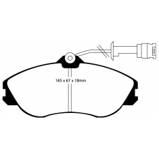 DP4711R EBC Brakes Колодки тормозные