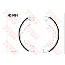 GS7091 TRW Комплект тормозных колодок