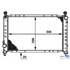 8MK 376 720-131 HELLA Радиатор, охлаждение двигателя