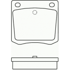 MDB1163 MINTEX Комплект тормозных колодок, дисковый тормоз