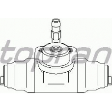102 634 TOPRAN Колесный тормозной цилиндр