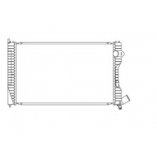 58813 NRF Радиатор, охлаждение двигателя