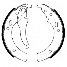 8DB 355 000-121 HELLA Комплект тормозных колодок