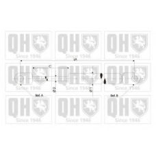 QTS128883 QUINTON HAZELL Газовая пружина, капот