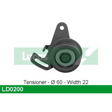 LD0200 TRW Натяжной ролик, ремень грм
