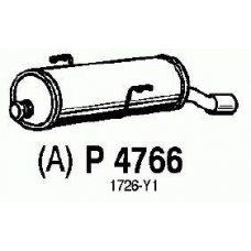 P4766 FENNO Глушитель выхлопных газов конечный