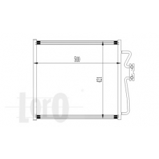 004-016-0017 LORO Конденсатор, кондиционер