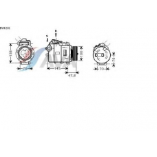 BWK331 AVA Компрессор, кондиционер