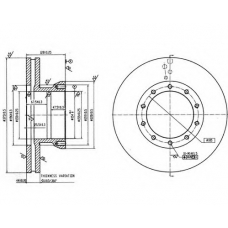 DCR151A DURON Тормозной диск