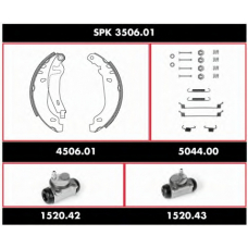 SPK 3506.01 ROADHOUSE Комплект тормозов, барабанный тормозной механизм