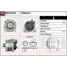 DRA0103 DELCO REMY Генератор