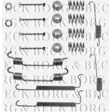 BBK6112 BORG & BECK Комплектующие, колодки дискового тормоза