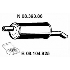 08.393.86 EBERSPACHER Глушитель выхлопных газов конечный