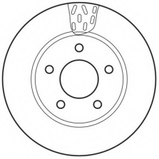 562784BC BENDIX Тормозной диск