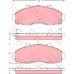 GDB3263 TRW Комплект тормозных колодок, дисковый тормоз