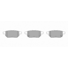 1031 SIMER Комплект тормозных колодок, дисковый тормоз