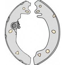 K642494 MGA Комплект тормозов, барабанный тормозной механизм