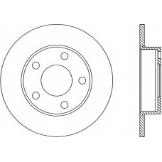 BDR1030.10 OPEN PARTS Тормозной диск