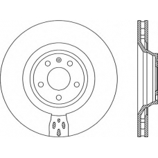 BDR2071.20 OPEN PARTS Тормозной диск