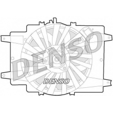 DER01008 DENSO Вентилятор, охлаждение двигателя