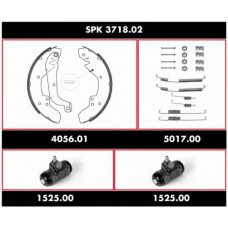 SPK 3718.02 ROADHOUSE Комплект тормозов, барабанный тормозной механизм