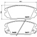 P 30 031 BREMBO Комплект тормозных колодок, дисковый тормоз