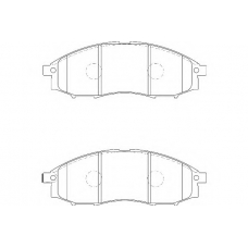 WBP23970A WAGNER LOCKHEED Комплект тормозных колодок, дисковый тормоз