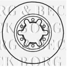 BBD4648 BORG & BECK Тормозной диск