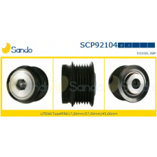 SCP92104.1 SANDO Ременный шкив, генератор