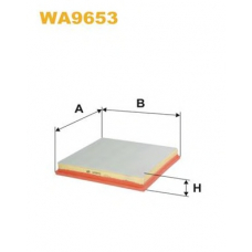 WA9653 WIX Воздушный фильтр