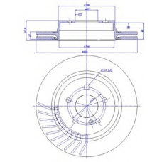 142.1363 CAR Тормозной диск
