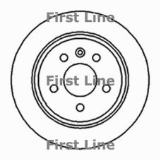 FBD1110 FIRST LINE Тормозной диск
